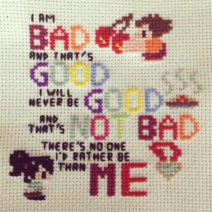 Wreck-it-Ralph Cross Stitch – Lollies or Candy